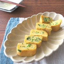 【卵焼き】お弁当に◎ビタミン豊富！かぶの葉のだし巻き