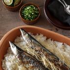 新生姜の香りがさわやかな味わい！基本の秋刀魚ごはん