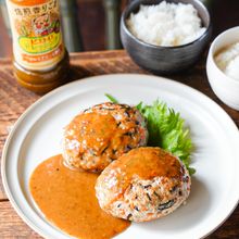 金ごま香る♪ふわふわ豆腐ハンバーグ