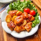 旨辛！新じゃかとチキンのコチュマヨ照り焼き