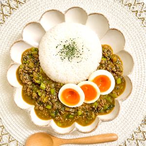 orionの作ってみた!投稿(だしが決め手！なすと野沢菜の信州キーマカレー)