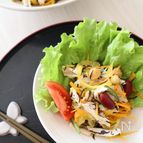具沢山♪ひじきとささみのゆず風味サラダ