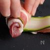 【全子どもがハマること間違いなし】保存推奨!ズッキーニ肉巻きの工程2