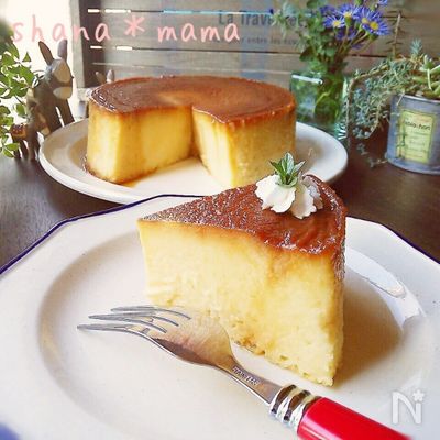 ミキサーで簡単♪大きな大きなさつまいもプリン♪