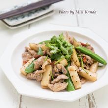 豚肉と長芋のエスニック炒め
