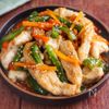 10分で爆速おかず♪【鶏肉と野菜の甘酢炒め】の工程4