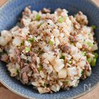 少ないごはんでも大満足！豚肉と大根のチャーハン