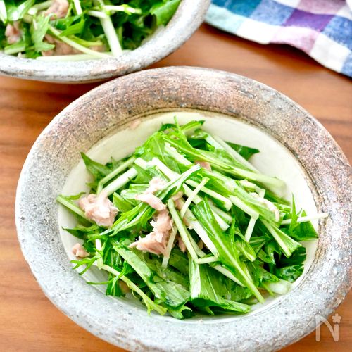 【無限水菜サラダ】副菜5分★万能サラダ