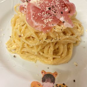 1285835の作ってみた!投稿(ヘルシー*冷製カルボナーラ(生クリーム&牛乳不使用))