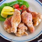 揚げずにジューシー♪『鶏手羽元の和風フライドチキン』