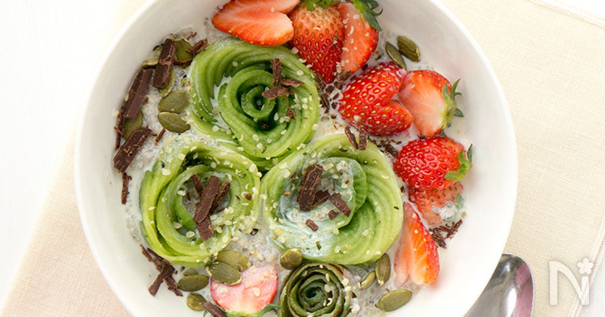 ココナッツチアプディングのレシピ