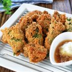 【大葉巻き牡蠣フライ】あっさり・おろしポン酢で