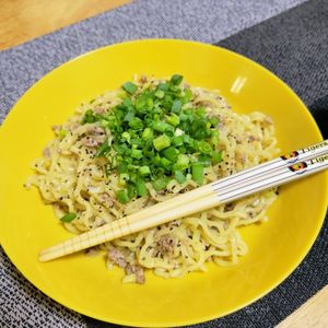 ヴェルの作ってみた!投稿(【ネギ塩餡掛け焼きそば】簡単節約ガッツリ)
