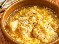 【豆腐とふわふわ卵の中華スープ】どんな料理にも合わせやすい♪