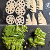 ひっくり返して豪華絢爛!ひな祭りのサプライズ隠し寿司の工程1