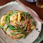 ピーマンたっぷり！そうめんチャンプルー