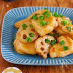 つくりおきに最適♪『鶏むね肉とれんこんのポン照り』