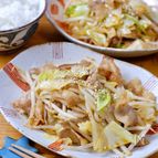 食材３つ！かさまし絶品おかず☆『豚バラ肉の韓国風野菜炒め』