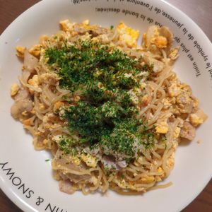 たりおの作ってみた!投稿(豆腐チャンプルのような焼きそば)