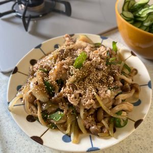 368720の作ってみた!投稿(【10分で!定食屋さんの豚肉の生姜焼き】黄金比で簡単やわらか)
