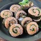 節分にも！【キムチとツナで簡単キンパ】