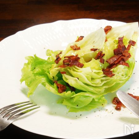 ザクッとレタスの簡単サラダ By うんのえり 吽野英里 レシピサイト Nadia ナディア プロの料理家のおいしいレシピ