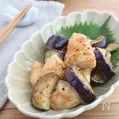 ごはんがすすむ！鶏むね肉となすのピリ辛みそ炒め