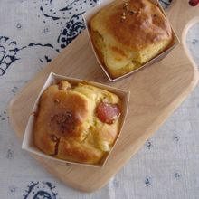 ソーセージとチーズのお食事マフィン。
