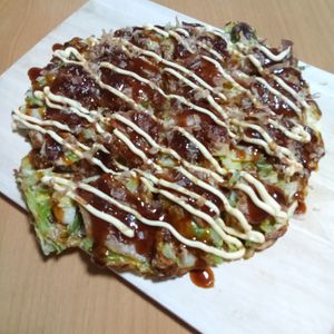 1362998の作ってみた!投稿(片栗粉でOK！たっぷりきゃべつの豚玉焼き)