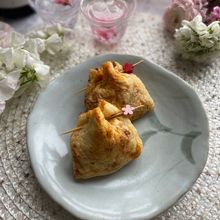 簡単おつまみ!とろ〜り卵とサクサク天かすの納豆キムチ巾着