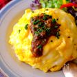 1番簡単⁉カレーアレンジ【とろんと半熟チーズカレーオム】