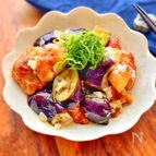がっつり＆さっぱり！鶏とナスのネギ塩だれ絡め