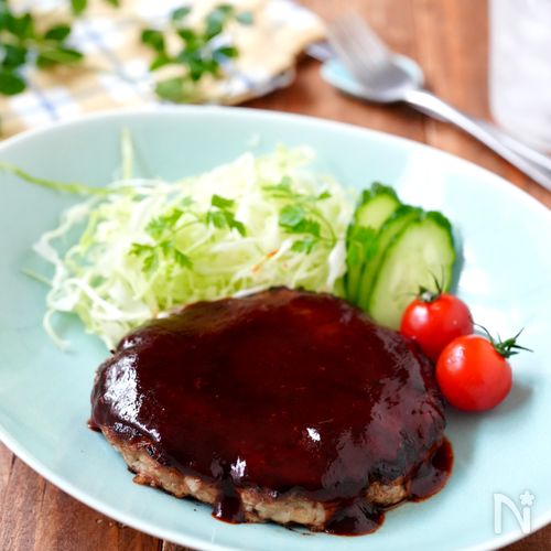 【グルテンフリーのハンバーグ】パン粉なし