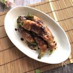 お弁当にも！甘辛てりてり万願寺唐辛子の肉巻き