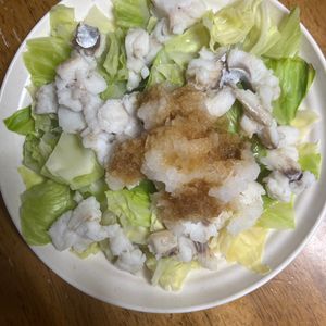青リンゴの作ってみた!投稿(【簡単10分！白身魚とキャベツのレンジ蒸し】風邪予防&対策に)