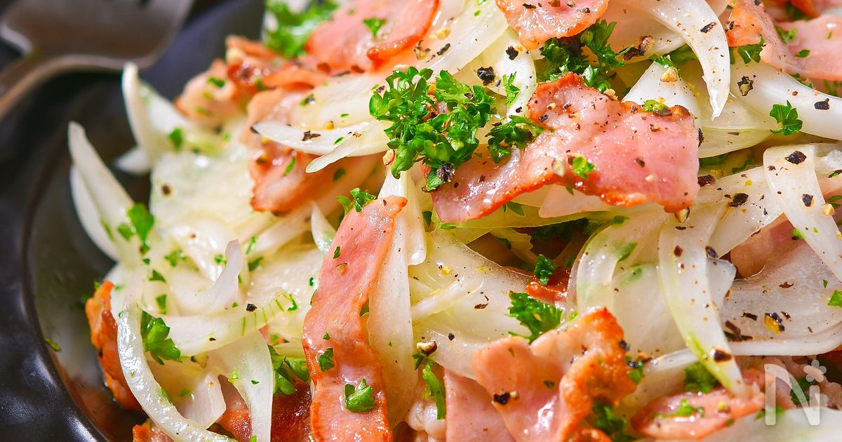 新玉ねぎとカリカリベーコンのマリネ│箸が止まらんデリ風おかず