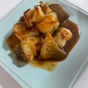 yの作ってみた!投稿(【たらのレモン醤油照り焼き】バターのコクほんのりレモン風味♡)