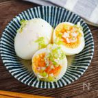 ネギ塩味玉【塩も絶品！やみつきになる味♪】