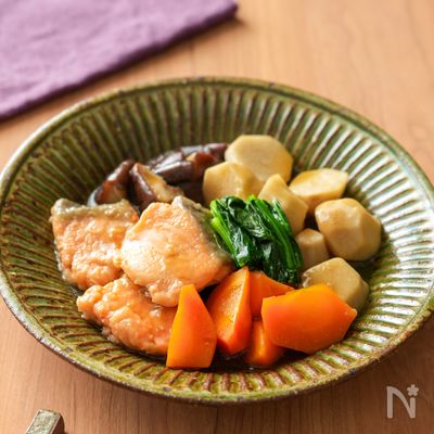 【鮭の治部煮】旨味と食物繊維がたっぷり♪