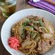 豚肉の生姜焼きそば