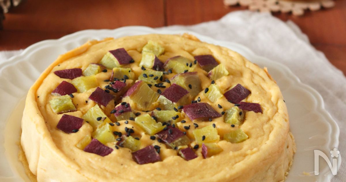 バター不使用でしっとり。スイートポテトケーキ