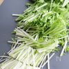 焼肉屋さん風！【水菜とベーコンのやみつきサラダ】の工程1