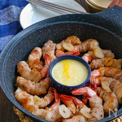 話題の!エビロールサムギョプサル