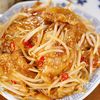 行列の定食屋さんの🍚豚ロースともやしのスタミナ焼肉炒め🤩