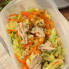 【キャベツたっぷり！冷しゃぶ風サラダ】大量消費＆作り置きに
