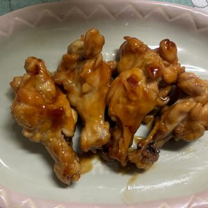 チョビの助の作ってみた!投稿(めんつゆで簡単！＊手羽元のレモンさっぱり照り煮＊)
