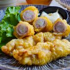 【白米泥棒】豚肉で巻くからウマい『長ねぎの豚巻きフリット』