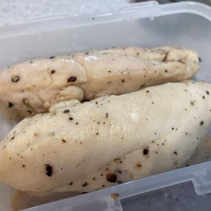 猫ママの作ってみた!投稿(コスパ最強♡レンジで簡単『ささみのお手軽サラダチキン』)