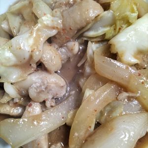 1207859の作ってみた!投稿(余ったお餅で晩御飯♡『あつあつ♡チーズタッカルビ』)