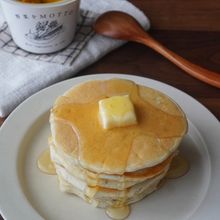 砂糖不使用!もちもち米粉のバナナパンケーキ